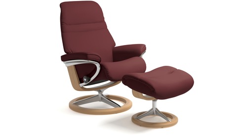 Stressless® Sunrise Leather Recliner - Signature Base - Special Buy